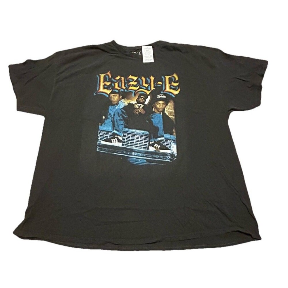 Eazy-E Ruthless Records Graphic T-Shirt L Black 2024 Rap Hip Hop Tee NWOT